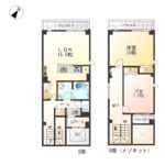新築貸マンション２ＬDK　神楽坂北町ビル5・６階メゾネット 画像1