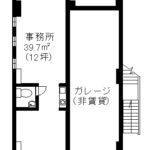貸店舗事務所 矢来町小林ビル1階 画像1